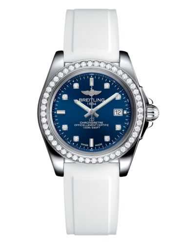 Breitling Galactic 32 Sleek Edition Paslanmaz Çelik / Elmas / Horizon Mavi Elmas / Kauçuk, referans A7133053/C966/164S/A14S.1