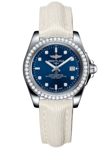 Breitling Galactic 32 Sleek Edition Paslanmaz Çelik / Elmas / Horizon Mavi Elmas / Sahara, referans A7133053/C966/235X/A14BA.1