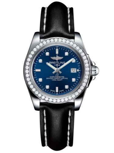 Breitling Galactic 32 Sleek Edition Paslanmaz Çelik / Elmas / Horizon Mavi Elmas / Calf, referans A7133053/C966/408X/A14BA.1