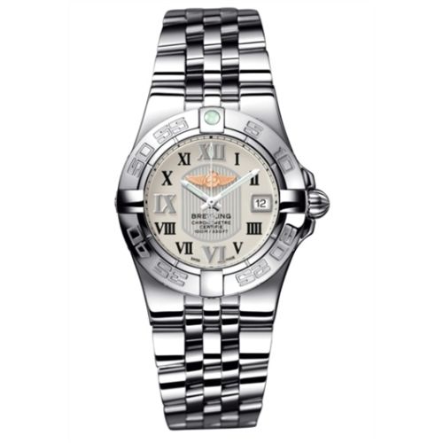 Breitling Galactic 30 Gümüş / Roman / Bilezik, referans A71340L2.G670.368A