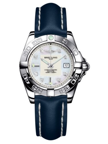 Breitling Galactic 32 Paslanmaz Çelik / Pearl Elmas / Calf, referans A71356L2.A708.116X