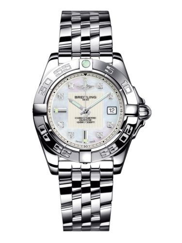 Breitling Galactic 32 Paslanmaz Çelik / Pearl Elmas / Bilezik, referans A71356L2.A708.367A