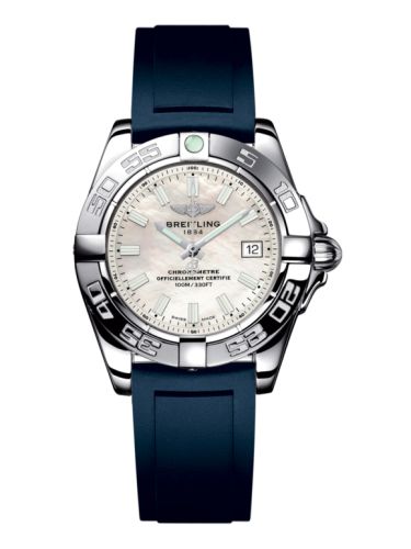Breitling Galactic 32 Paslanmaz Çelik / Pearl / Kauçuk, referans A71356L2.A787.141S