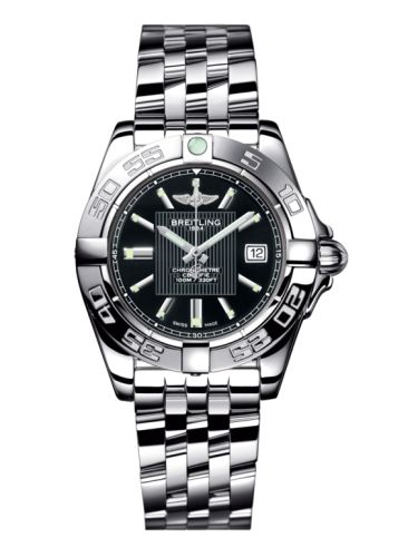 Breitling Galactic 32 Paslanmaz Çelik / Trophy Siyah / Bilezik, referans A71356L2.BA10.367A