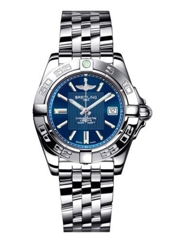 Breitling Galactic 32 Paslanmaz Çelik / Metallica Mavi / Bilezik, referans A71356L2.C811.367A