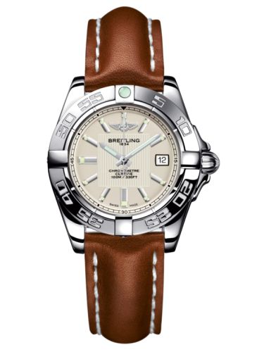 Breitling Galactic 32 Paslanmaz Çelik / Sierra Gümüş / Calf, referans A71356L2.G702.406X