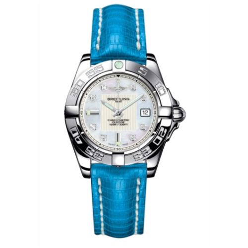 Breitling Galactic 32 Paslanmaz Çelik / Pearl Elmas / Teju, referans A71356L2.A708.126Z