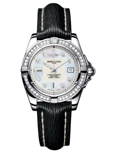 Breitling Galactic 32 Paslanmaz Çelik / Elmas / Pearl Elmas / Sahara, referans A71356LA.A708.208X