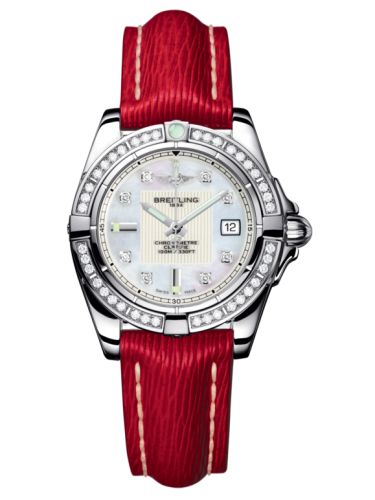 Breitling Galactic 32 Paslanmaz Çelik / Elmas / Pearl Elmas / Sahara, referans A71356LA.A708.209X