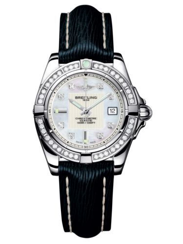 Breitling Galactic 32 Paslanmaz Çelik / Elmas / Pearl Elmas / Sahara, referans A71356LA.A708.210X