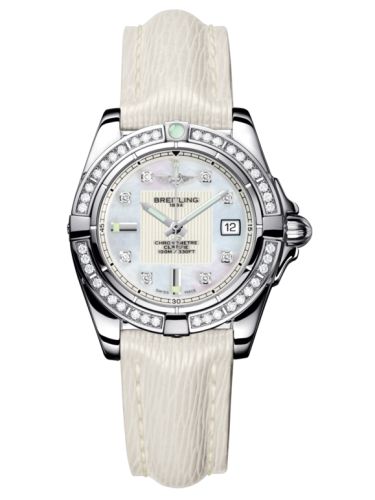 Breitling Galactic 32 Paslanmaz Çelik / Elmas / Pearl Elmas / Sahara, referans A71356LA.A708.235X