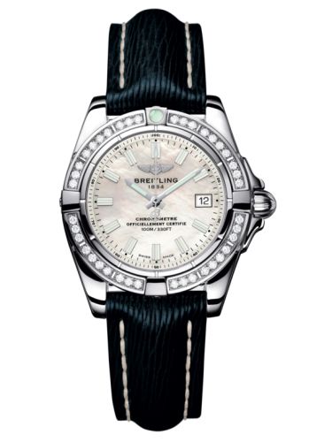 Breitling Galactic 32 Paslanmaz Çelik / Elmas / Pearl / Sahara, referans A71356LA.A787.210X