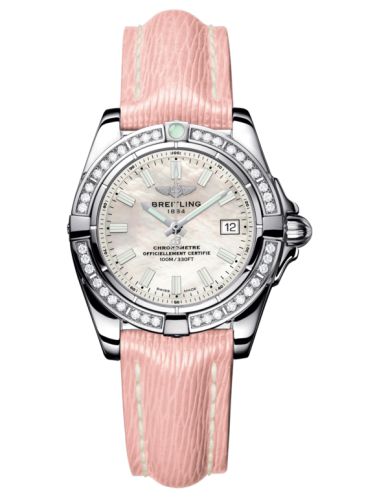 Breitling Galactic 32 Paslanmaz Çelik / Elmas / Pearl / Sahara, referans A71356LA.A787.238X
