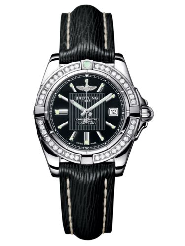 Breitling Galactic 32 Paslanmaz Çelik / Elmas / Trophy Siyah / Sahara, referans A71356LA.BA10.208X