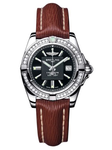 Breitling Galactic 32 Paslanmaz Çelik / Elmas / Trophy Siyah / Sahara, referans A71356LA.BA10.211X