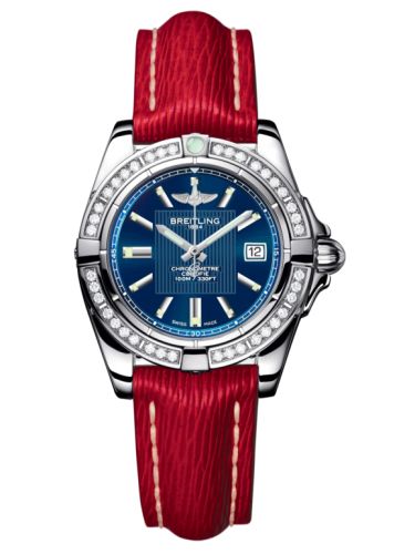 Breitling Galactic 32 Paslanmaz Çelik / Elmas / Metallica Mavi / Sahara, referans A71356LA.C811.209X