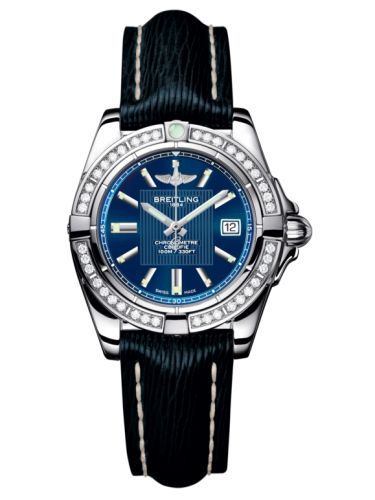 Breitling Galactic 32 Paslanmaz Çelik / Elmas / Metallica Mavi / Sahara, referans A71356LA.C811.210X