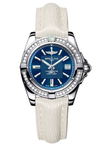 Breitling Galactic 32 Paslanmaz Çelik / Elmas / Metallica Mavi / Sahara, referans A71356LA.C811.235X