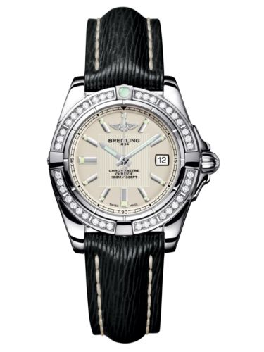 Breitling Galactic 32 Paslanmaz Çelik / Elmas / Sierra Gümüş / Sahara, referans A71356LA.G702.208X