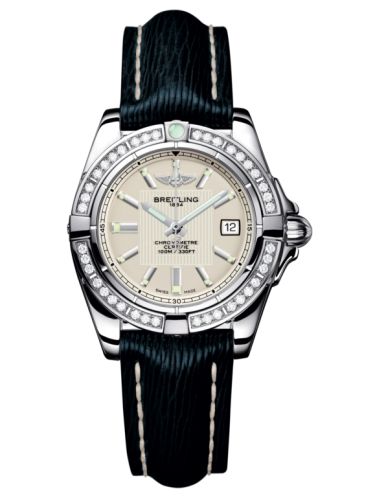 Breitling Galactic 32 Paslanmaz Çelik / Elmas / Sierra Gümüş / Sahara, referans A71356LA.G702.210X