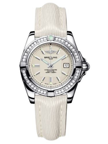 Breitling Galactic 32 Paslanmaz Çelik / Elmas / Sierra Gümüş / Sahara, referans A71356LA.G702.235X