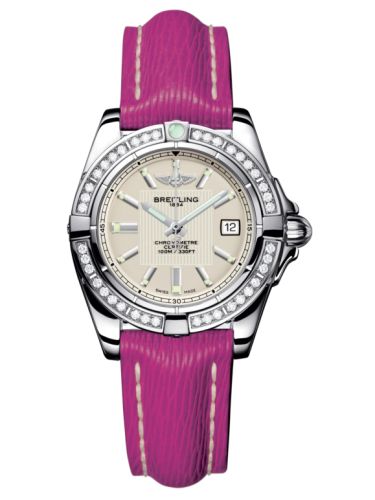 Breitling Galactic 32 Paslanmaz Çelik / Elmas / Sierra Gümüş / Sahara, referans A71356LA.G702.241X