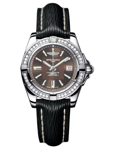 Breitling Galactic 32 Paslanmaz Çelik / Elmas / Solar Bronze / Sahara, referans A71356LA.Q579.208X