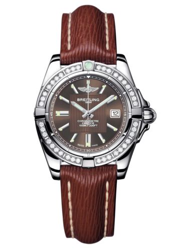 Breitling Galactic 32 Paslanmaz Çelik / Elmas / Solar Bronze / Sahara, referans A71356LA.Q579.211X