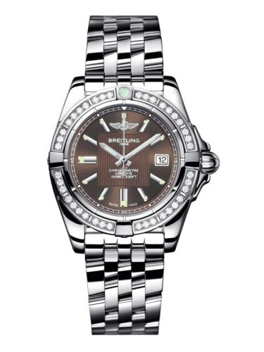 Breitling Galactic 32 Paslanmaz Çelik / Elmas / Solar Bronze / Bilezik, referans A71356LA.Q579.367A