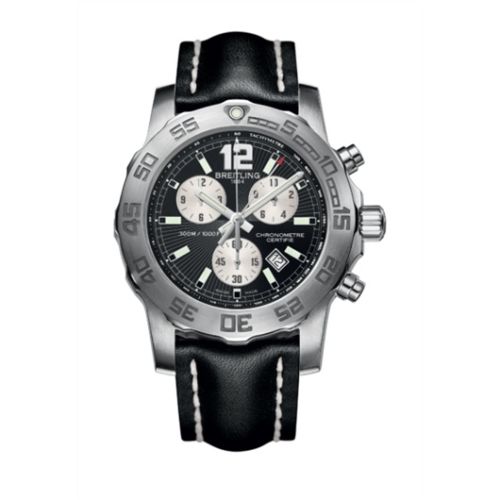 Breitling Colt Chronograph II Siyah / Calf, referans A7338710BB49435X