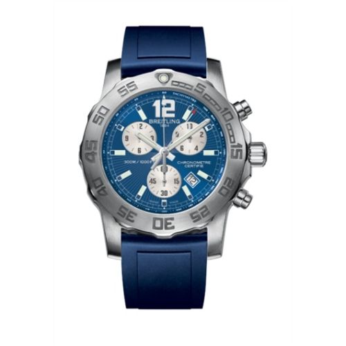 Breitling Colt Chronograph II Mavi / Kauçuk, referans A7338710C848145S