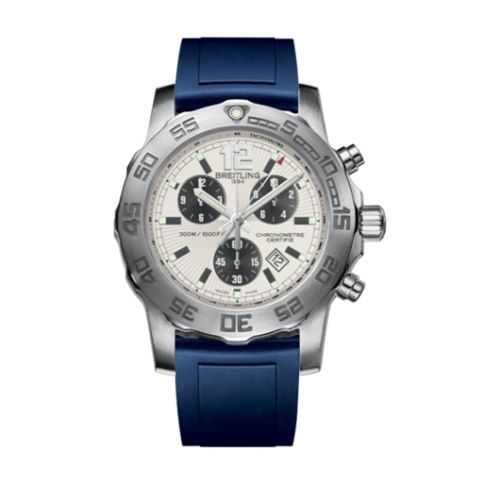 Breitling Colt Chronograph II Gümüş / Kauçuk, referans A7338710G742145S