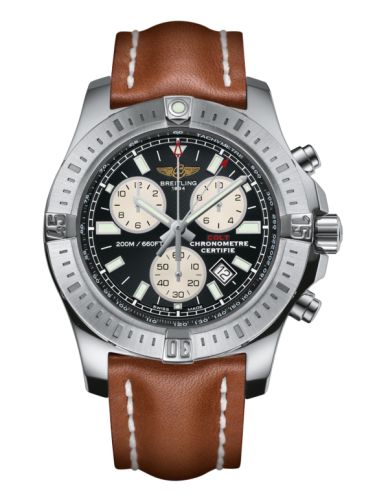 Breitling Colt Chronograph Volcano Siyah / Calf / Pin 44mm, referans A7338811/BD43/433X/A20BA.1