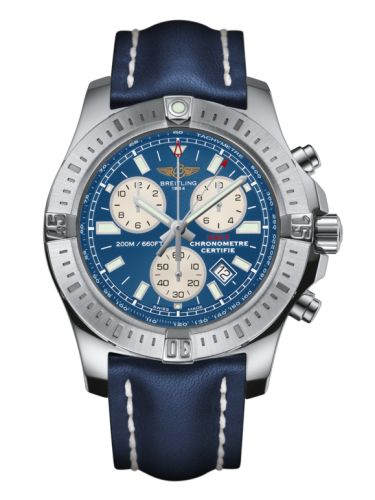 Breitling Colt Chronograph Mariner Mavi / Calf / Pin 44mm, referans A73388111C1X1