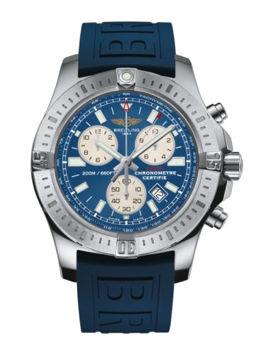 Breitling Colt Chronograph Mariner Mavi / Kauçuk / Pin 44mm, referans A7338811/C905/158S/A20S.1
