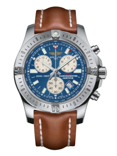 Breitling Colt Chronograph Mariner Blue / Calf / Pin 44mm, reference A7338811/C905/433X/A20BA.1
