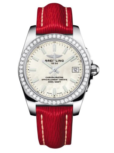 Breitling Galactic 36 Paslanmaz Çelik / Elmas / Pearl / Sahara, referans A7433053.A779.214X