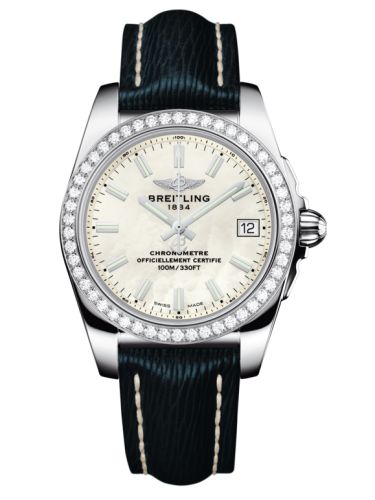 Breitling Galactic 36 Paslanmaz Çelik / Elmas / Pearl / Sahara, referans A7433053.A779.215X