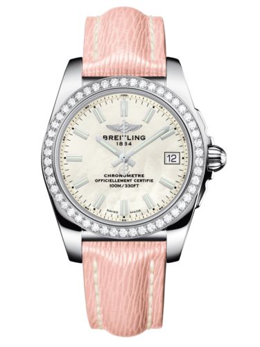 Breitling Galactic 36 Paslanmaz Çelik / Elmas / Pearl / Sahara, referans A7433053.A779.239X