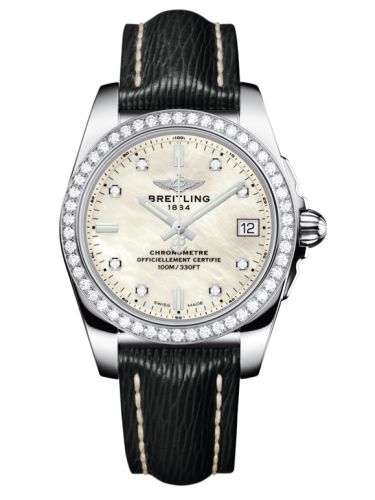 Breitling Galactic 36 Paslanmaz Çelik / Elmas / Pearl Elmas/ Sahara, referans A7433053.A780.213X