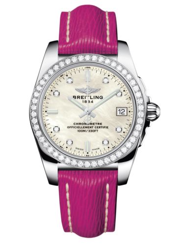 Breitling Galactic 36 Paslanmaz Çelik / Elmas / Pearl Elmas/ Sahara, referans A7433053.A780.242X