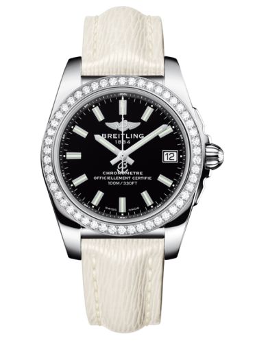 Breitling Galactic 36 Paslanmaz Çelik / Elmas / Trophy Siyah / Sahara, referans A7433053.BE08.236X