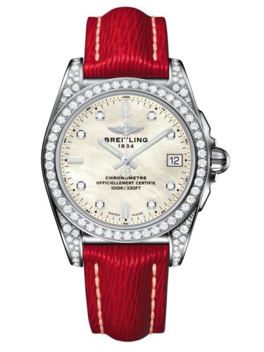Breitling Galactic 36 Paslanmaz Çelik / Elmasworks / Pearl Elmas/ Sahara, referans A7433063.A780.214X