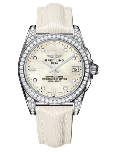 Breitling Galactic 36 Paslanmaz Çelik / Elmasworks / Pearl Elmas/ Sahara, referans A7433063.A780.236X