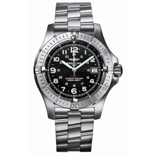 Breitling Colt Quartz Siyah / Bilezik 41.1mm, referans A7438010.B783.812A