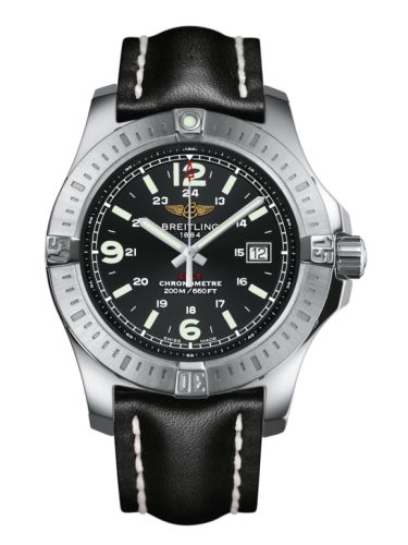 Breitling Colt Quartz Volcano Siyah / Calf / Pin 44mm, referans A743881/BD45/435X/A20BA.1