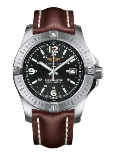 Breitling Colt Quartz Volcano Siyah / Calf / Pin 44mm, referans A7438811/BD45/437X/A20BA.1
