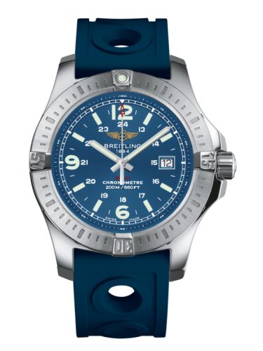 Breitling Colt Quartz Mariner Mavi / Kauçuk / Pin 44mm, referans A7438811/C907/228S/A20S.1
