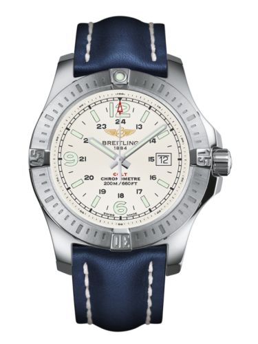 Breitling Colt Quartz Stratus Gümüş / Calf / Pin 44mm, referans A7438811/G792/105X/A20BA.1