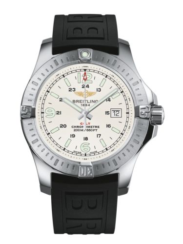 Breitling Colt Quartz Stratus Gümüş / Kauçuk / Pin 44mm, referans A7438811/G792/152S/A20S.1